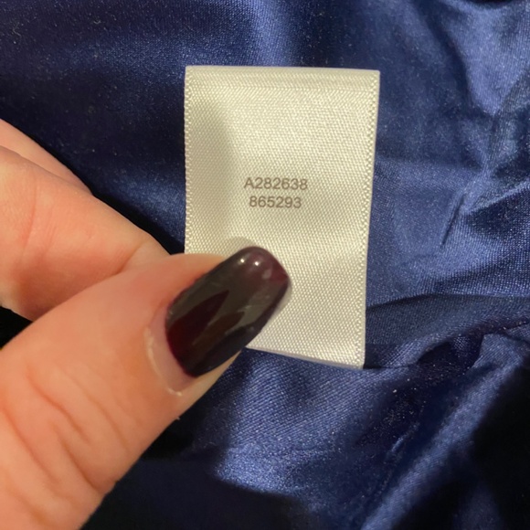 C Wonder A-Line Flare Coat – Blue and Red Diamond Pattern, Size Medium - Picture 10 of 12